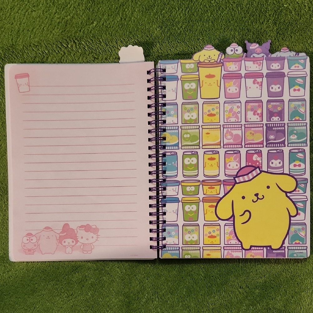 Hello Kitty Snack Shop Spiral Bound 5×7 in Tabbed Journal - Picture 4 of 8